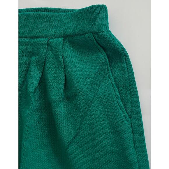 St John Evening Marie Gray Green Santana Knit Pants Size 8 READ Classic Academic - Picture 5 of 15